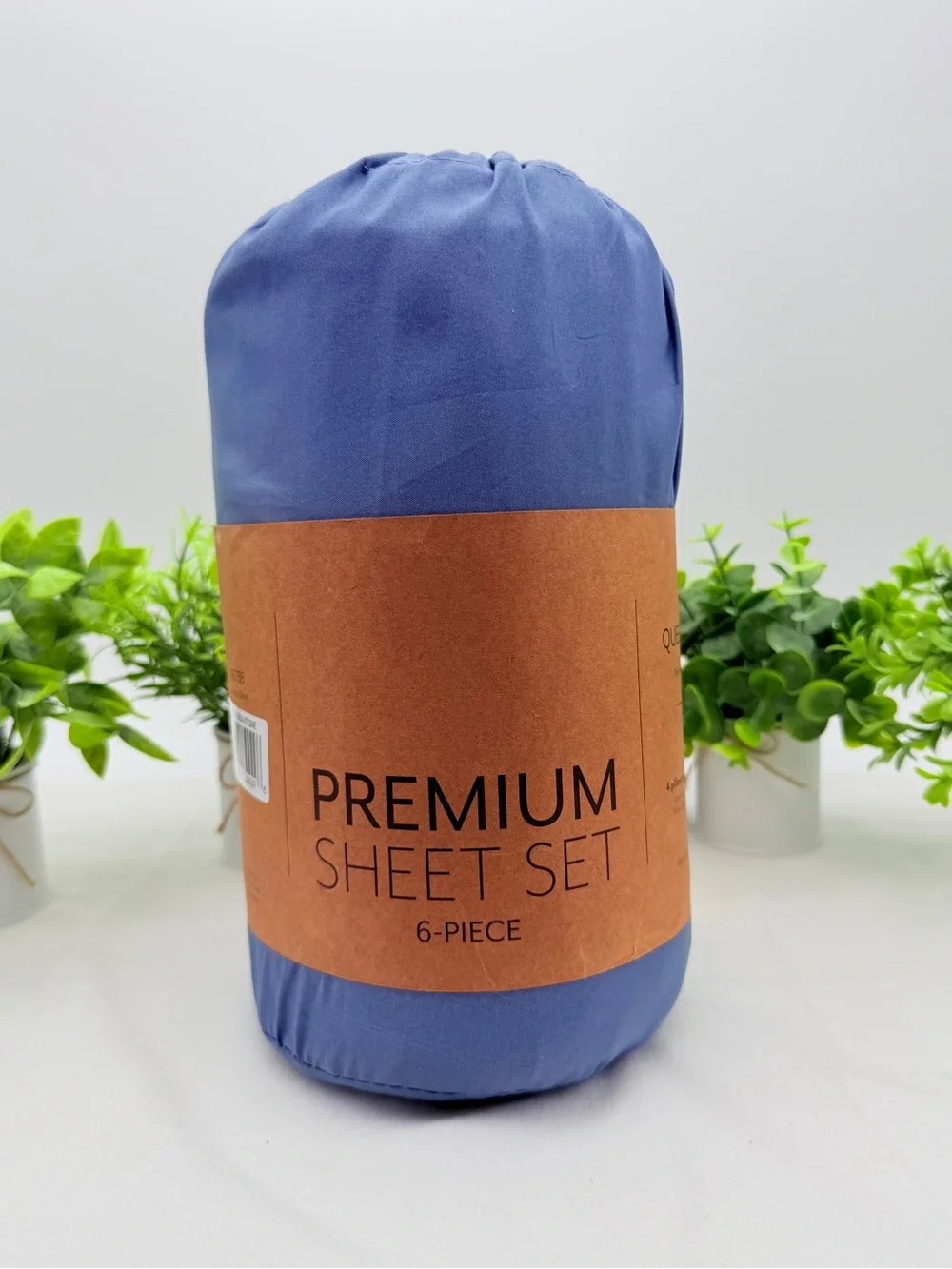 Ienjoy Home PREMIUM Solids in Style 6-Pc. Sheet Set, Queen- Stone Color